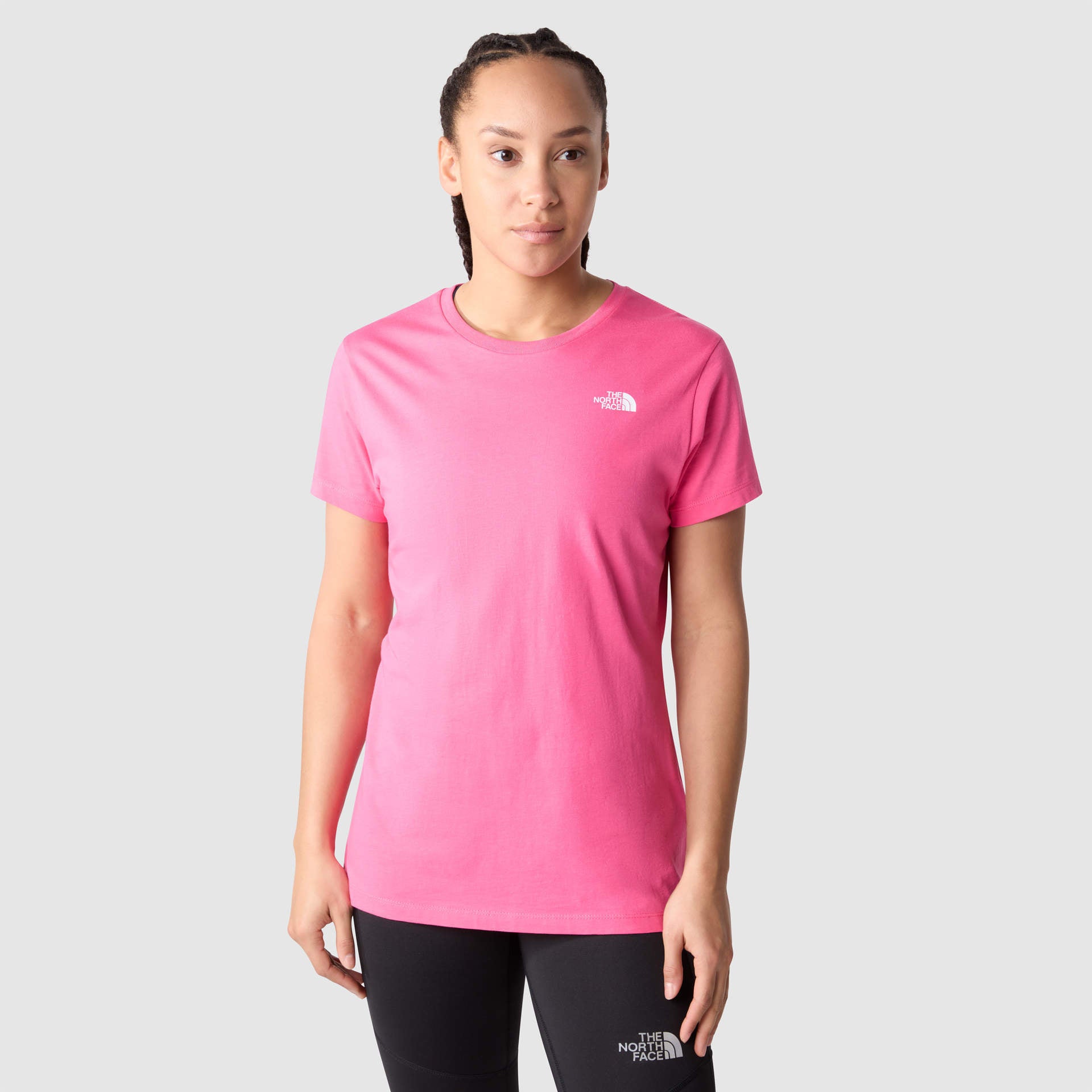 T-shirt THE NORTH FACE Simple Dome da Donna ROSA – Like a Pro Store