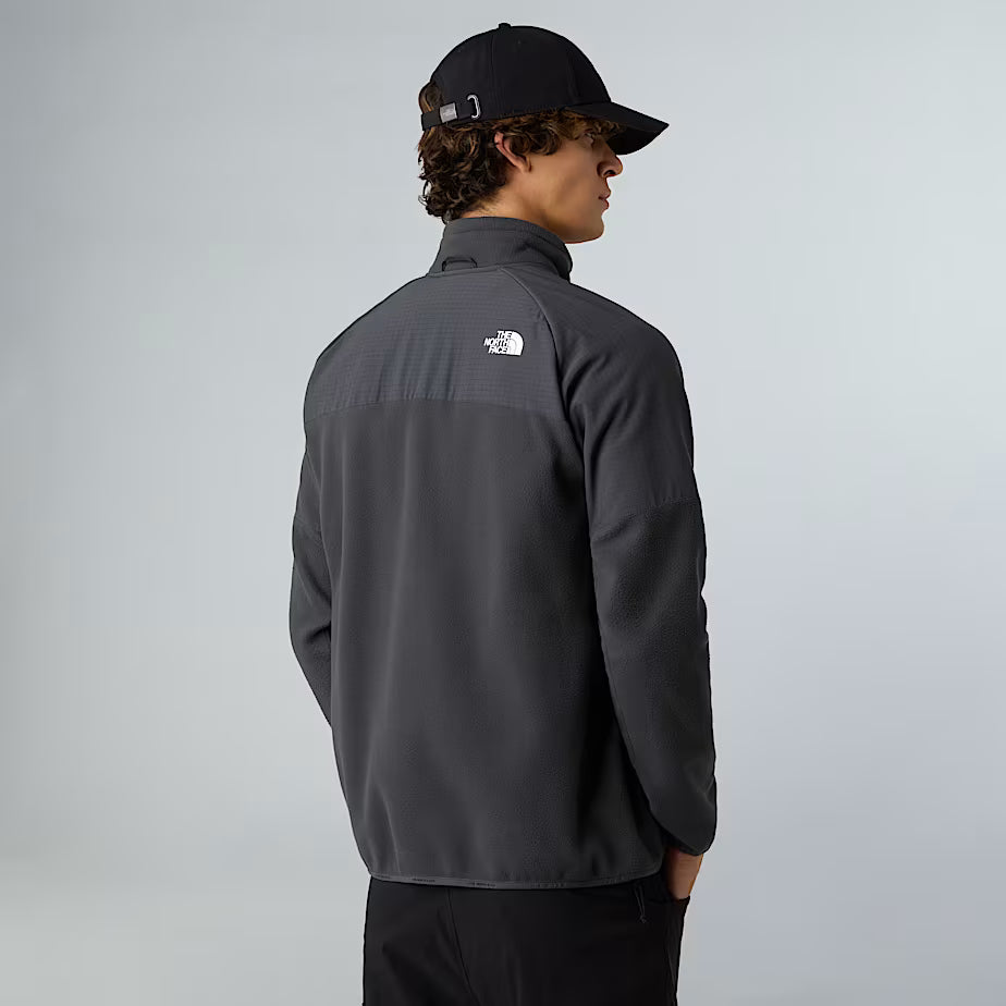 Felpa in Pile THE NORTH FACE Glacier Full Zip - ASPHALT GREY