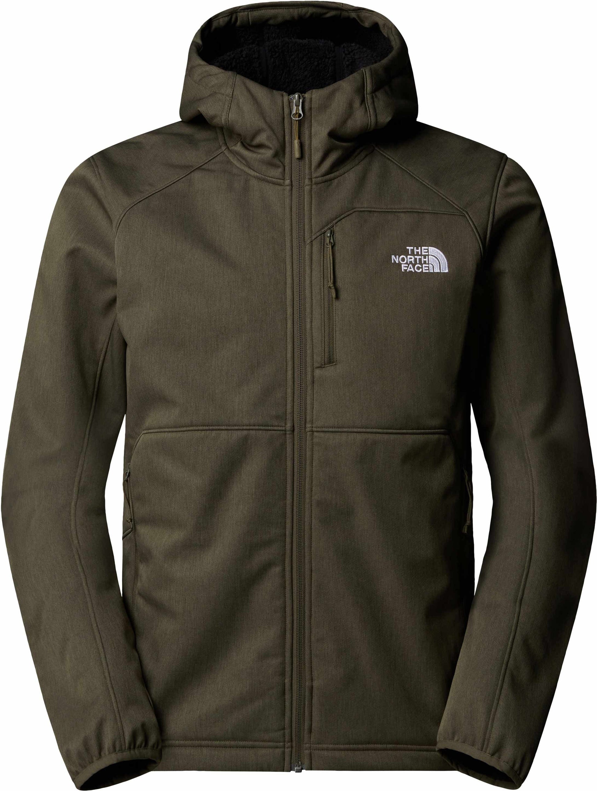 Giacca softshell con cappuccio THE NORTH FACE Quest da uomo - NEW TAUPE GREEN\DARK HEATHER