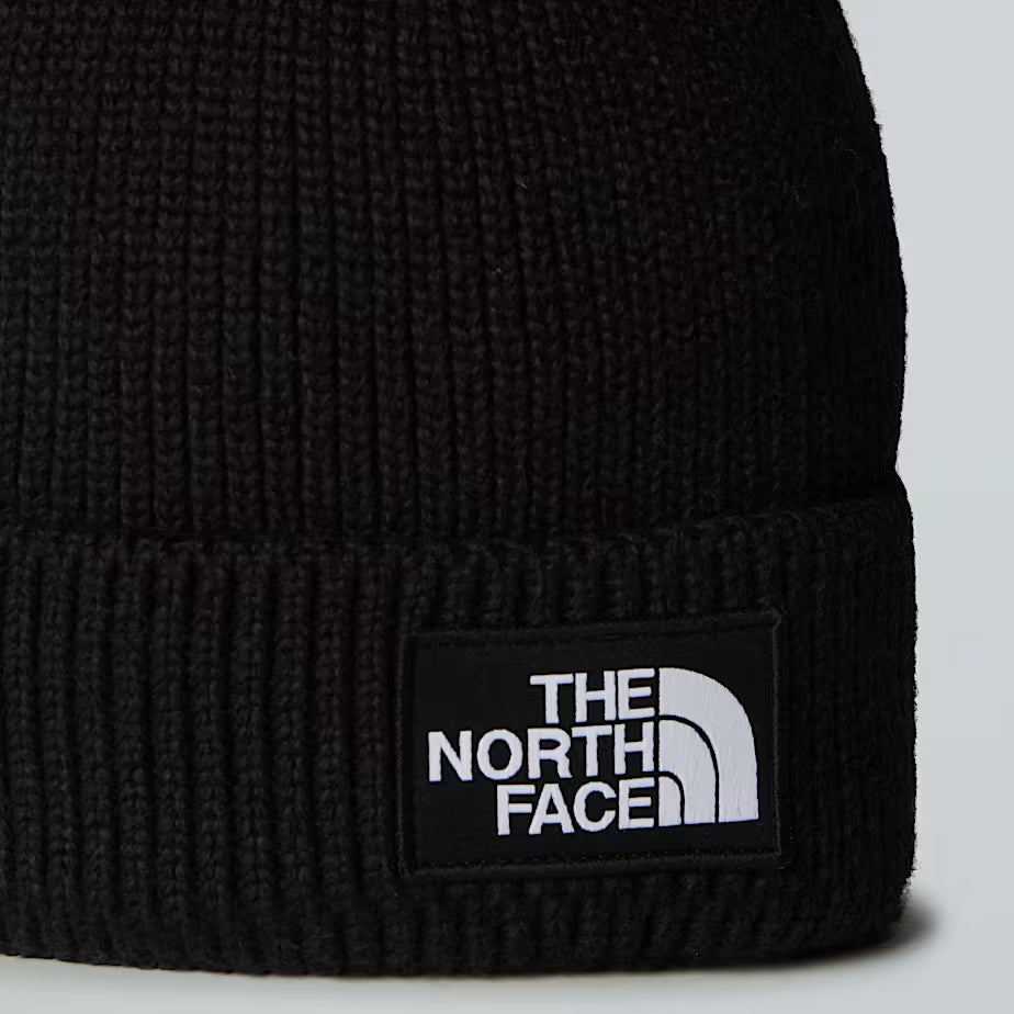 THE NORTH FACE Cuffed Beanie with Box Logo - TNF BLACK