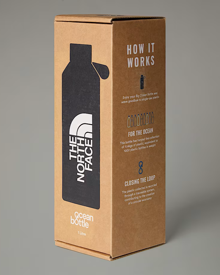 THE NORTH FACE X Ocean Bottle 1L BLACK water bottle