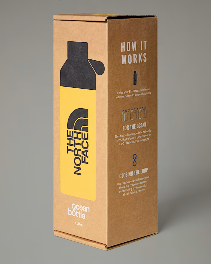THE NORTH FACE X Ocean Bottle 1L YELLOW water bottle