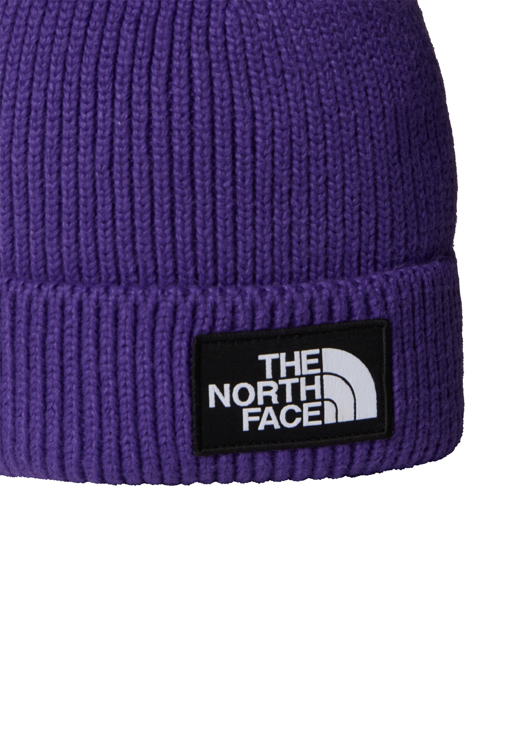 THE NORTH FACE Cuffed Beanie with Box Logo - PEAK PURPLE