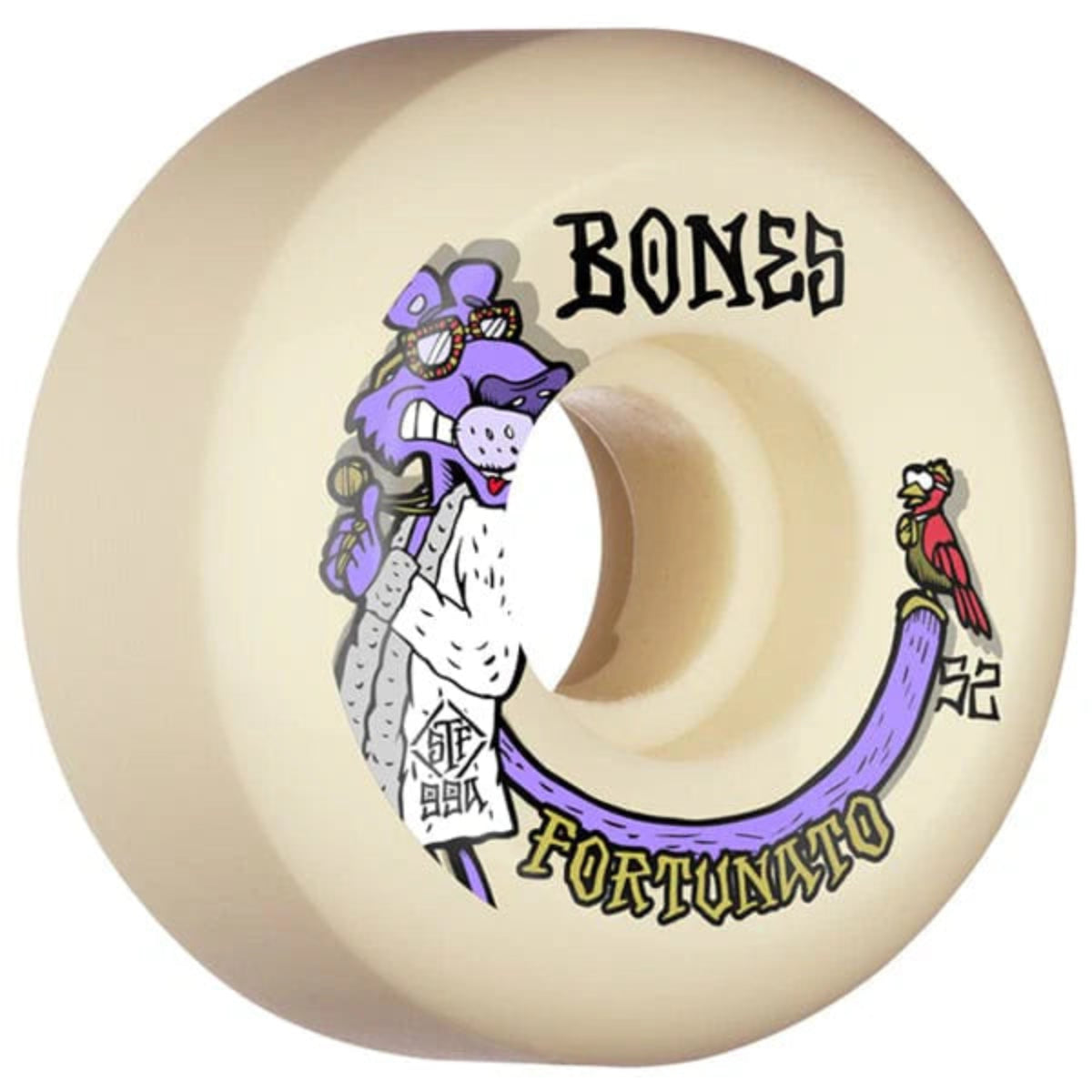 Ruote BONES Fortunato Pimpin 52mm 99A V5 Sidecut