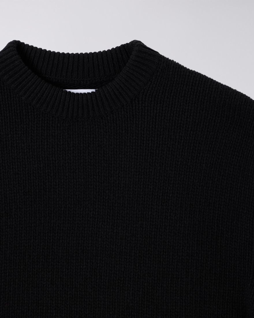 EDWIN Ellis black Baltic sweater