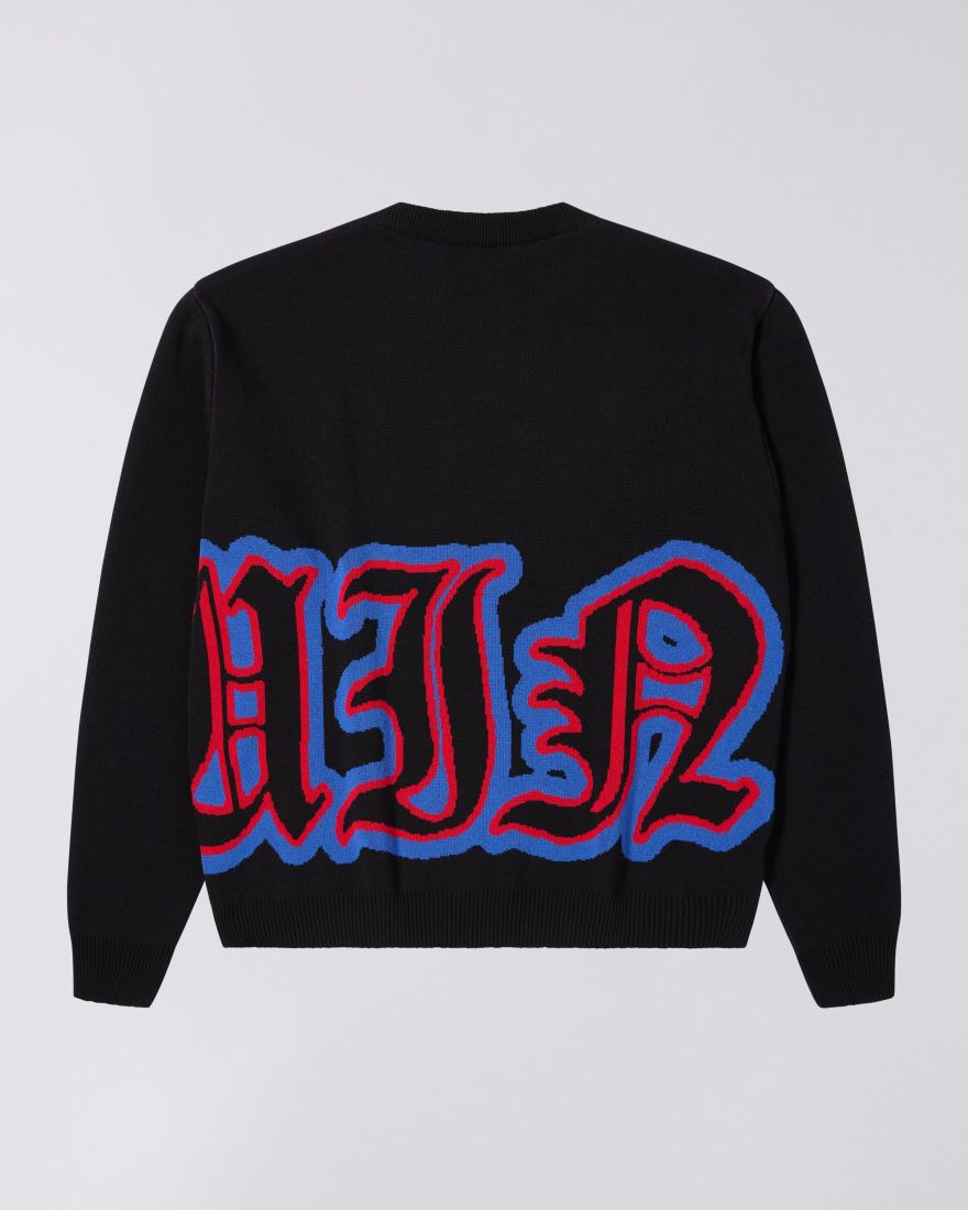 EDWIN Gothic Sweater - BLACK
