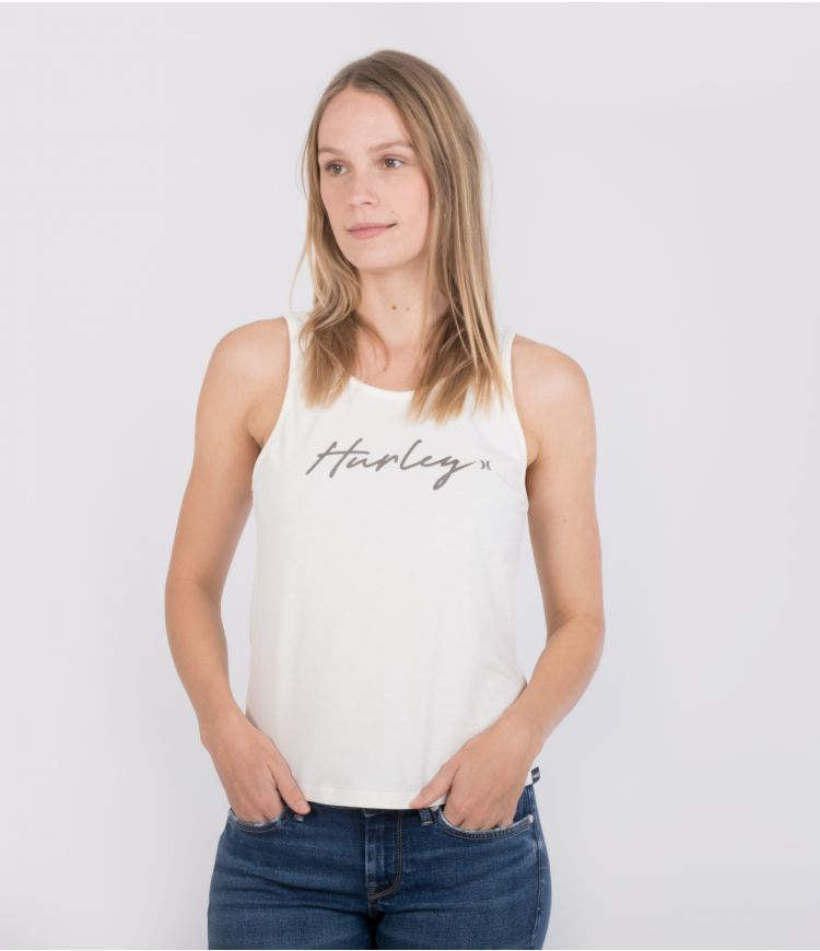 HURLEY Oceancare Tank Top - WHITE