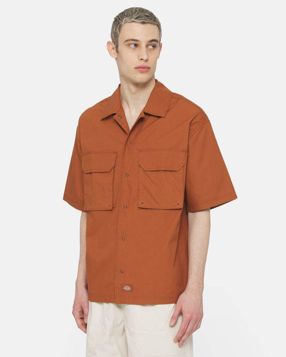 Camicia DICKIES Fishersville MARRONE