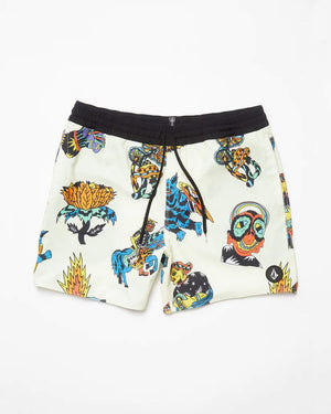 Volcom Costume Bob Mollema Trunk 16" Boardshort - LIGHT BEIGE