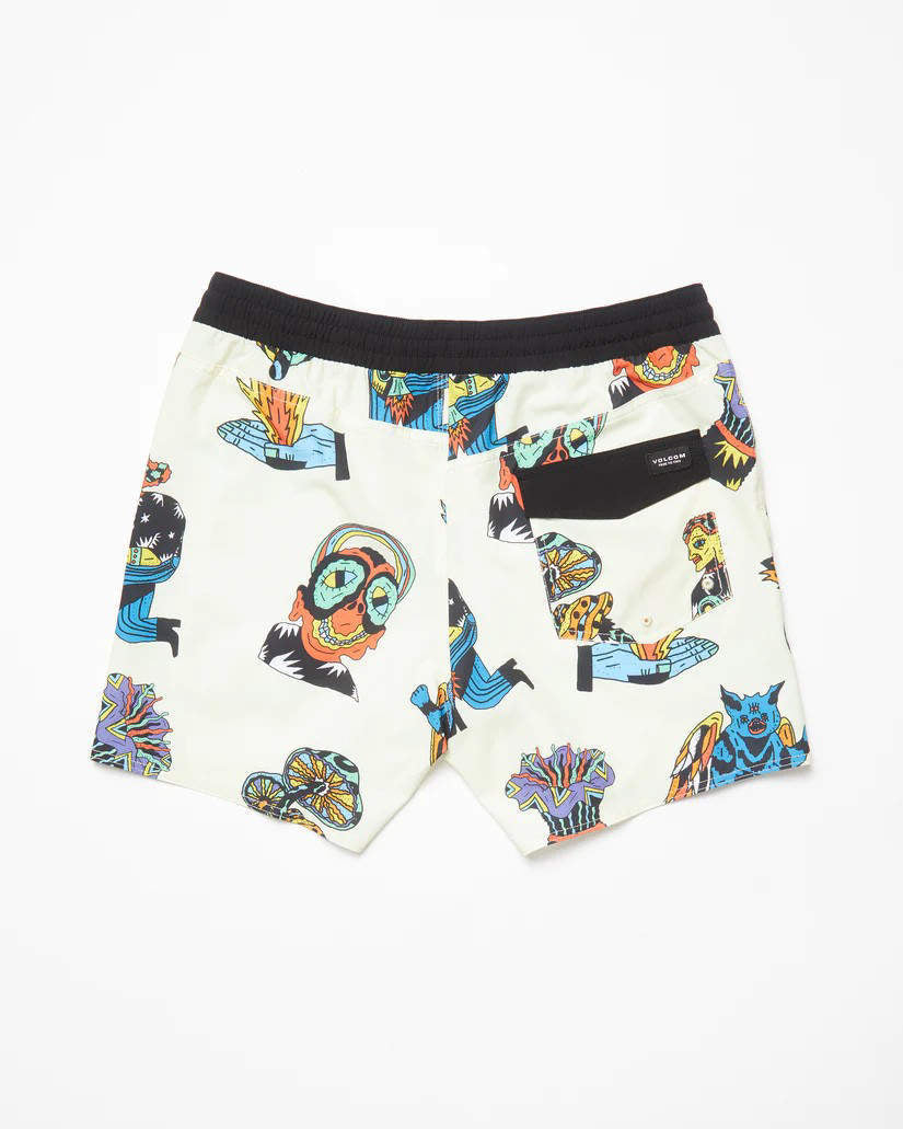Volcom Costume Bob Mollema Trunk 16" Boardshort - LIGHT BEIGE