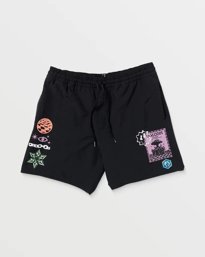 Volcom costume  Filip Rygalski Trunk 17" Boardshort - BLACK