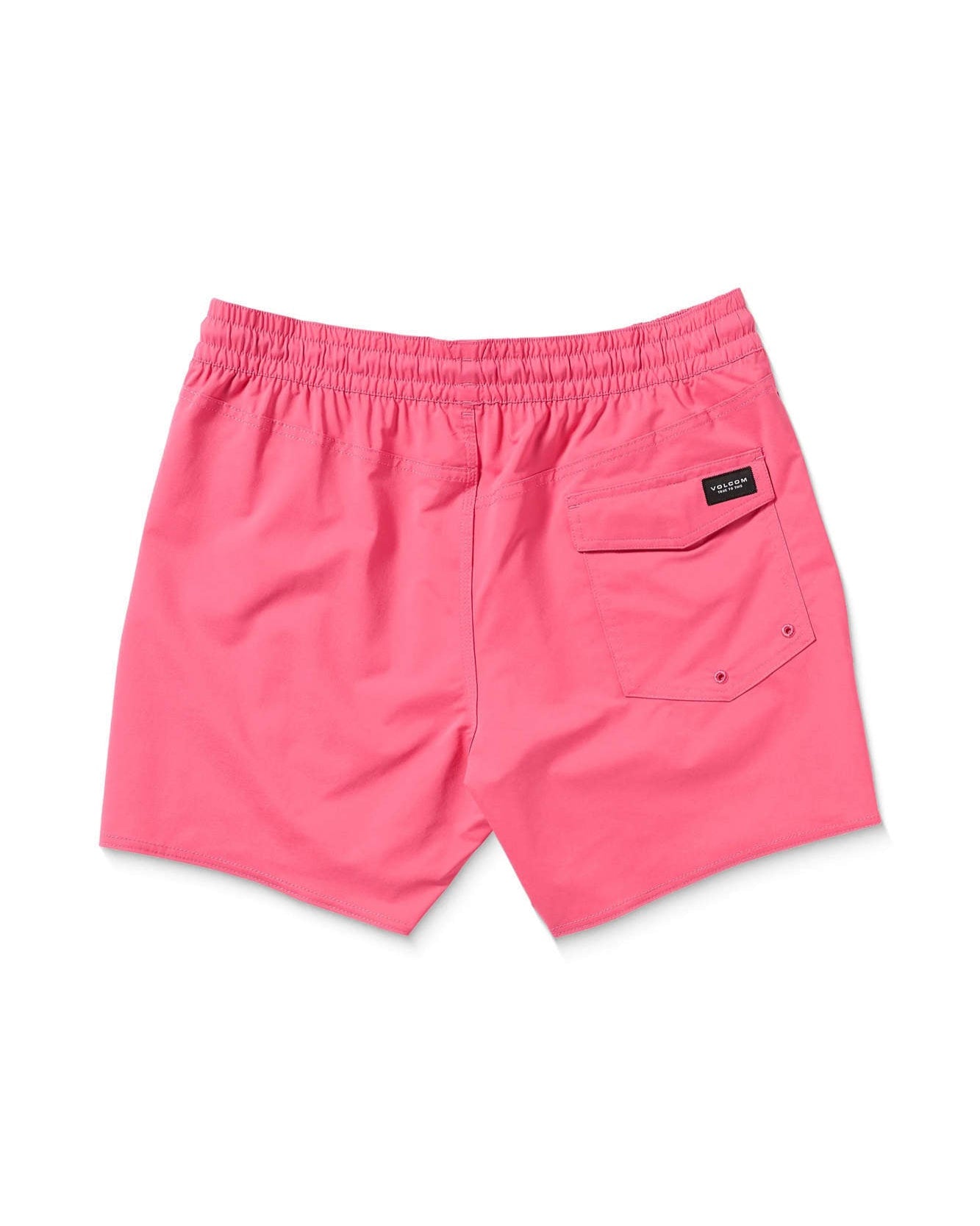 Volcom costume  Lido Solid Trunk 16" Boardshort ROSA