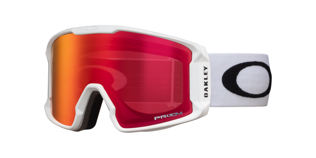 Oakley Line Miner™ L – Maschera Snowboard e Sci Prizm™ Snow Torch Iridium Matte White