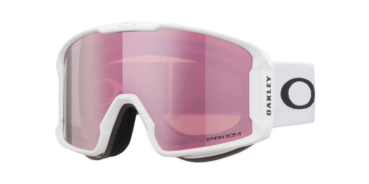 Oakley Line Miner™ L – Maschera Snowboard e Sci Prizm™ Rose Gold Iridium Matte White