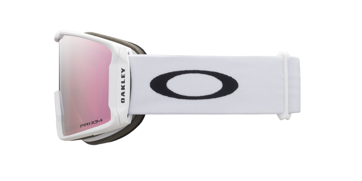 Oakley Line Miner™ L – Maschera Snowboard e Sci Prizm™ Rose Gold Iridium Matte White