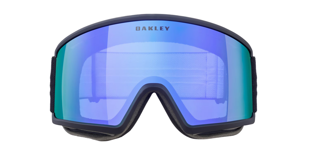 Oakley Target Line L – Maschera Snowboard e Sci Violet Iridium Matte BlacK