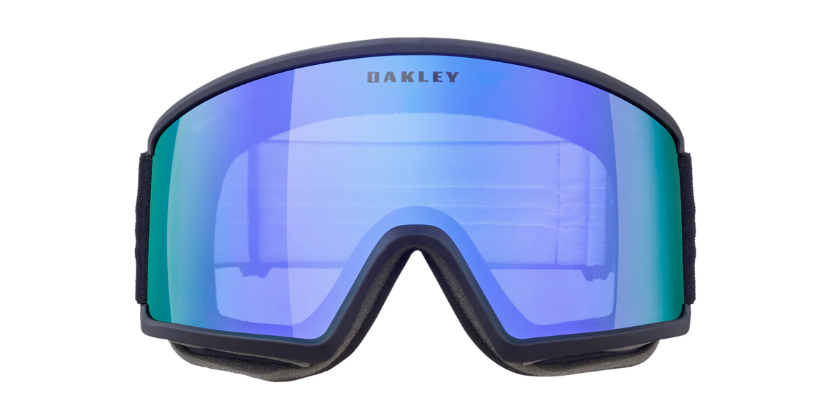 Oakley Target Line L – Maschera Snowboard e Sci Violet Iridium Matte BlacK