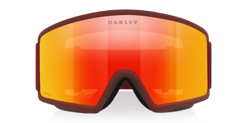 Oakley Target Line M – Maschera Snowboard e Sci Fire Iridium Iron Red