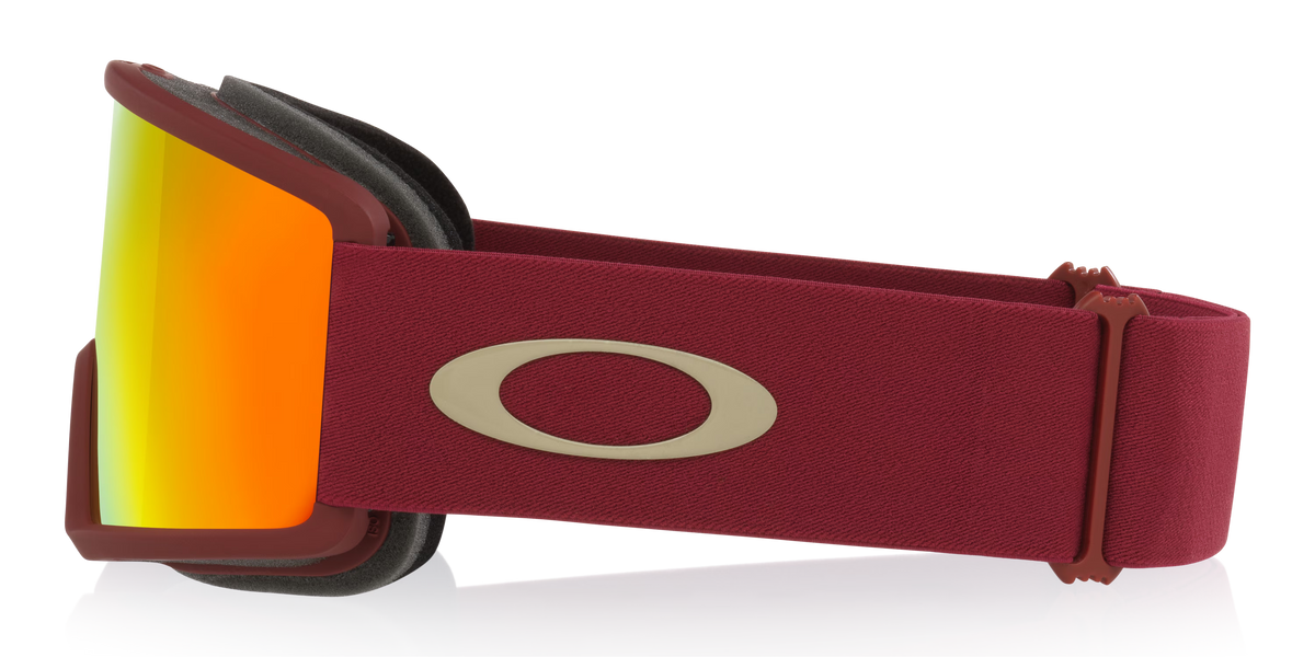 Oakley Target Line M – Maschera Snowboard e Sci Fire Iridium Iron Red