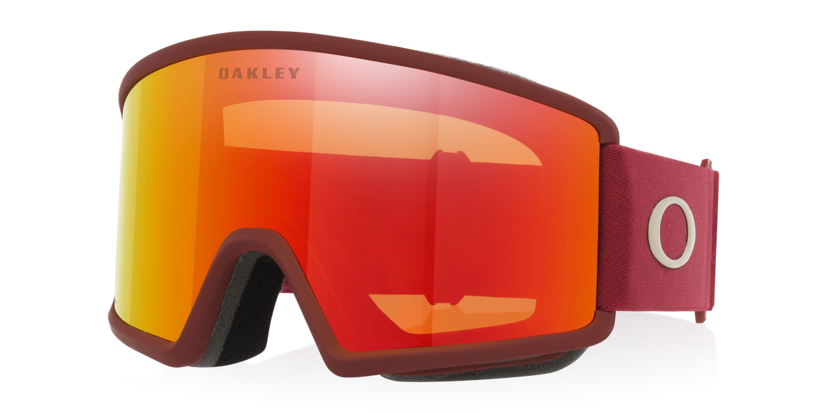 Oakley Target Line M – Maschera Snowboard e Sci Fire Iridium Iron Red