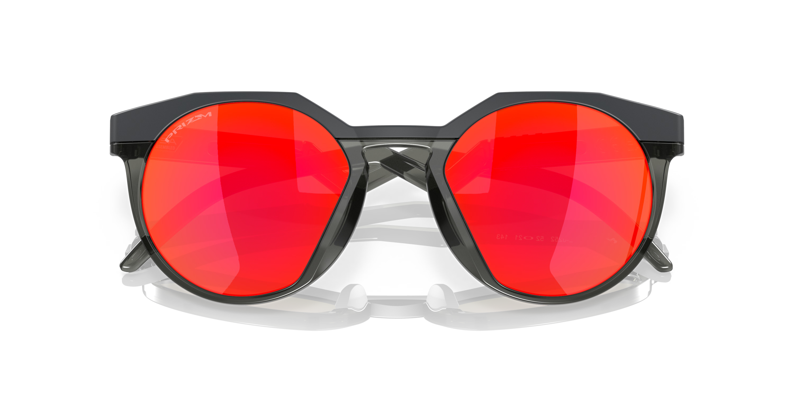 🕶️ Oakley HSTN – Occhiali da Sole Lifestyle con Lenti Prizm™ Matte Carbon Lente Prizm Ruby