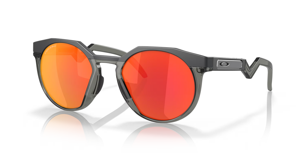 🕶️ Oakley HSTN – Occhiali da Sole Lifestyle con Lenti Prizm™ Matte Carbon Lente Prizm Ruby