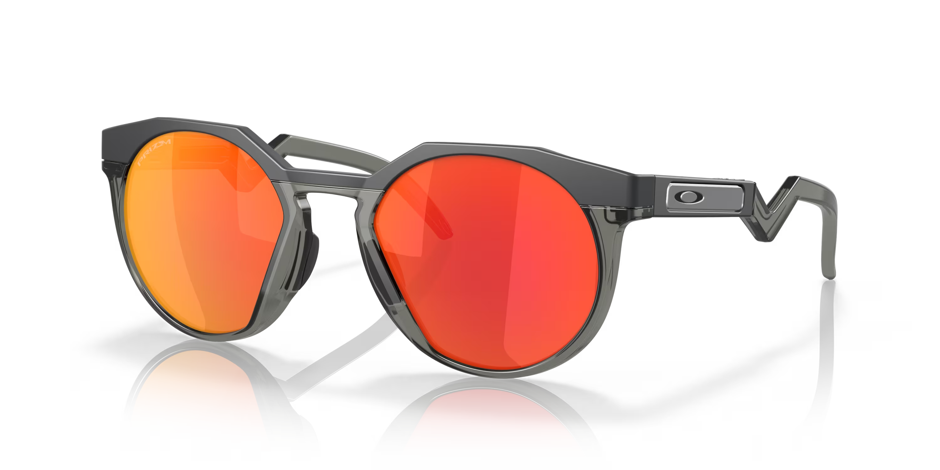 🕶️ Oakley HSTN – Occhiali da Sole Lifestyle con Lenti Prizm™ Matte Carbon Lente Prizm Ruby