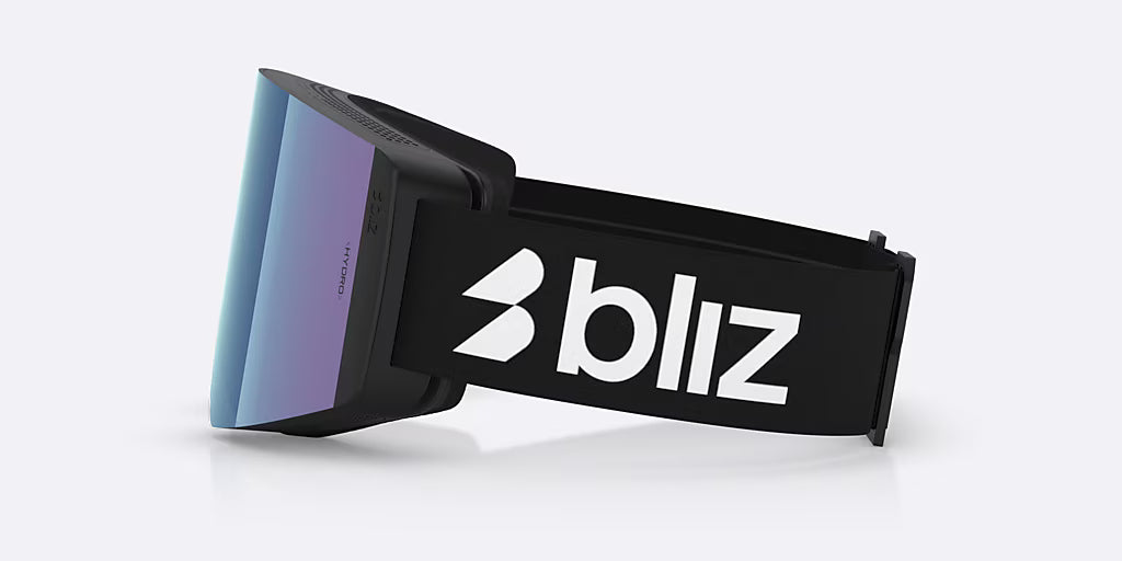 Maschera da Sci e Snowboard Matte Black Brown/Blue Multicolor - BLIZ G003 Nordic Light –