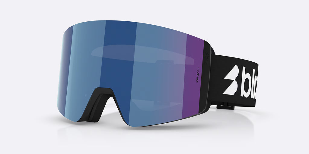 Maschera da Sci e Snowboard Matte Black Brown/Blue Multicolor - BLIZ G003 Nordic Light –