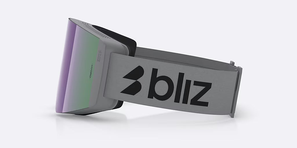 Maschera da Sci e Snowboard Matte Grey Brown/Purple Multicolor - BLIZ G003 Nordic Light –