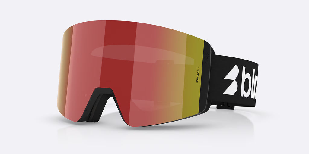 Maschera da Sci e Snowboard Matte Black Brown/Red Multicolor - BLIZ G003 Nordic Light –