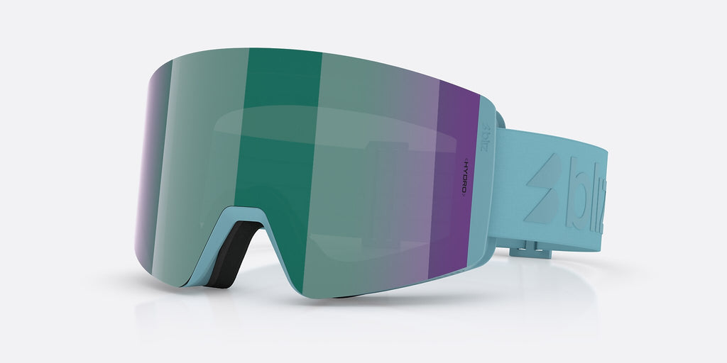 Maschera da Sci e Snowboard Matte Turquoise Brown/Green Multicolor  -  BLIZ G003S