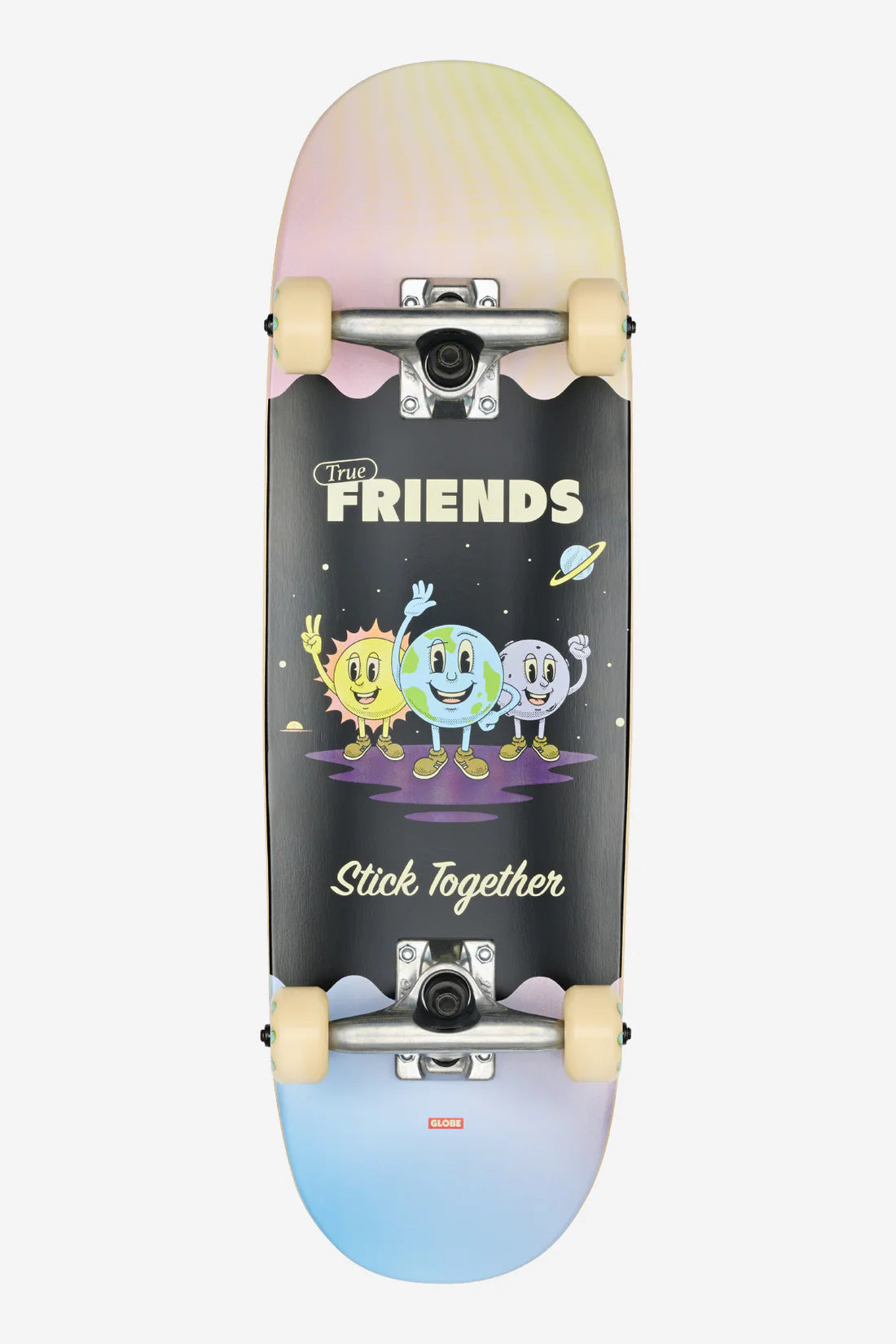 GLOBE Mini 7.9" Kids Skateboard - True Friends