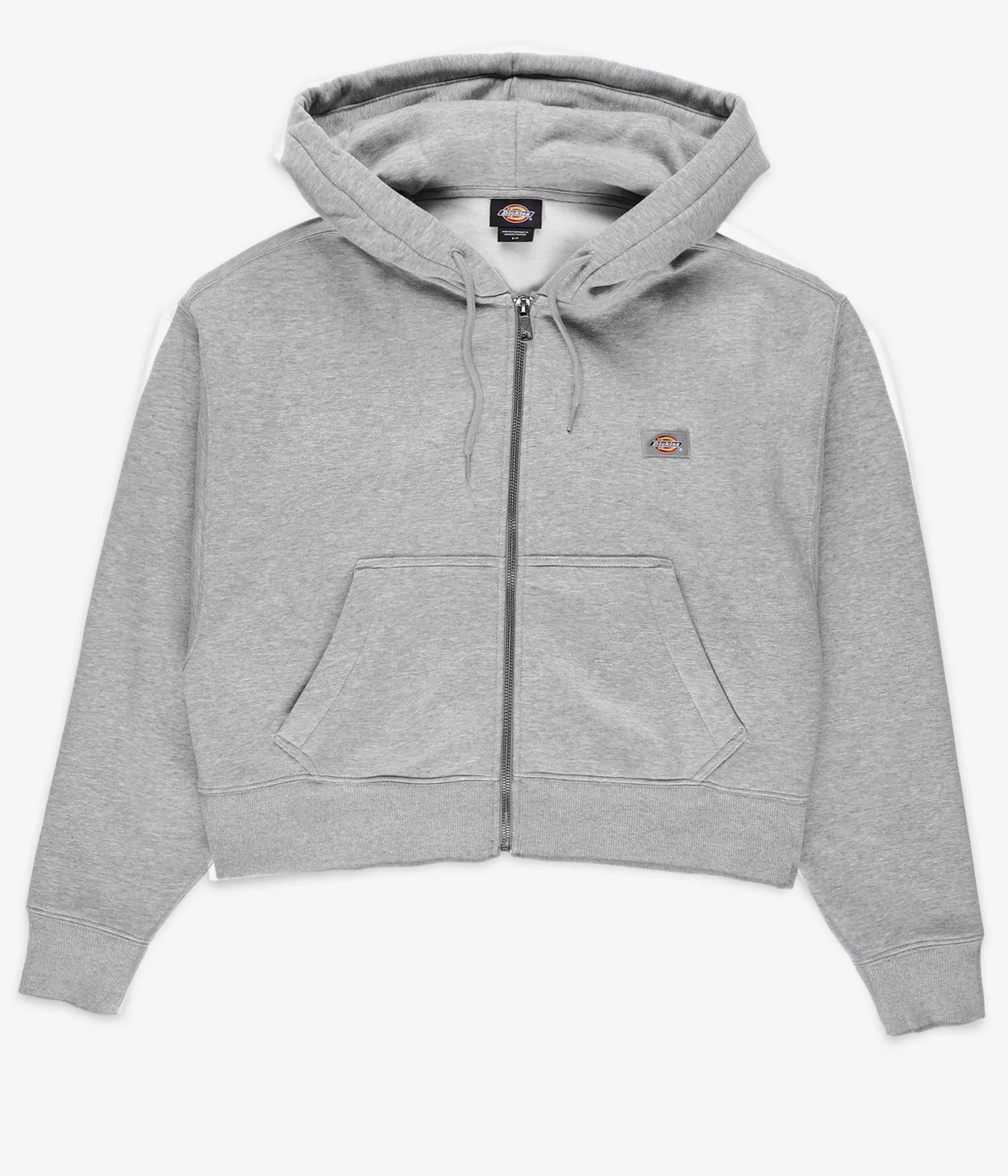 DICKIES Women's Oakport Zip Sweatshirt - HEATHER GREY