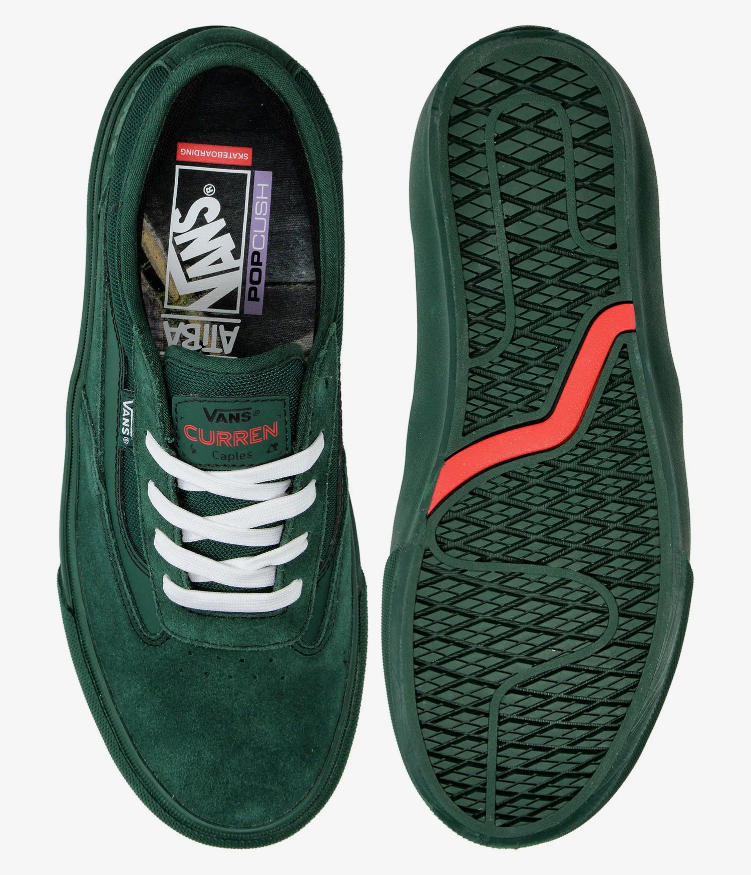 VANS Skate Curren Caples Shoe - EMERALD