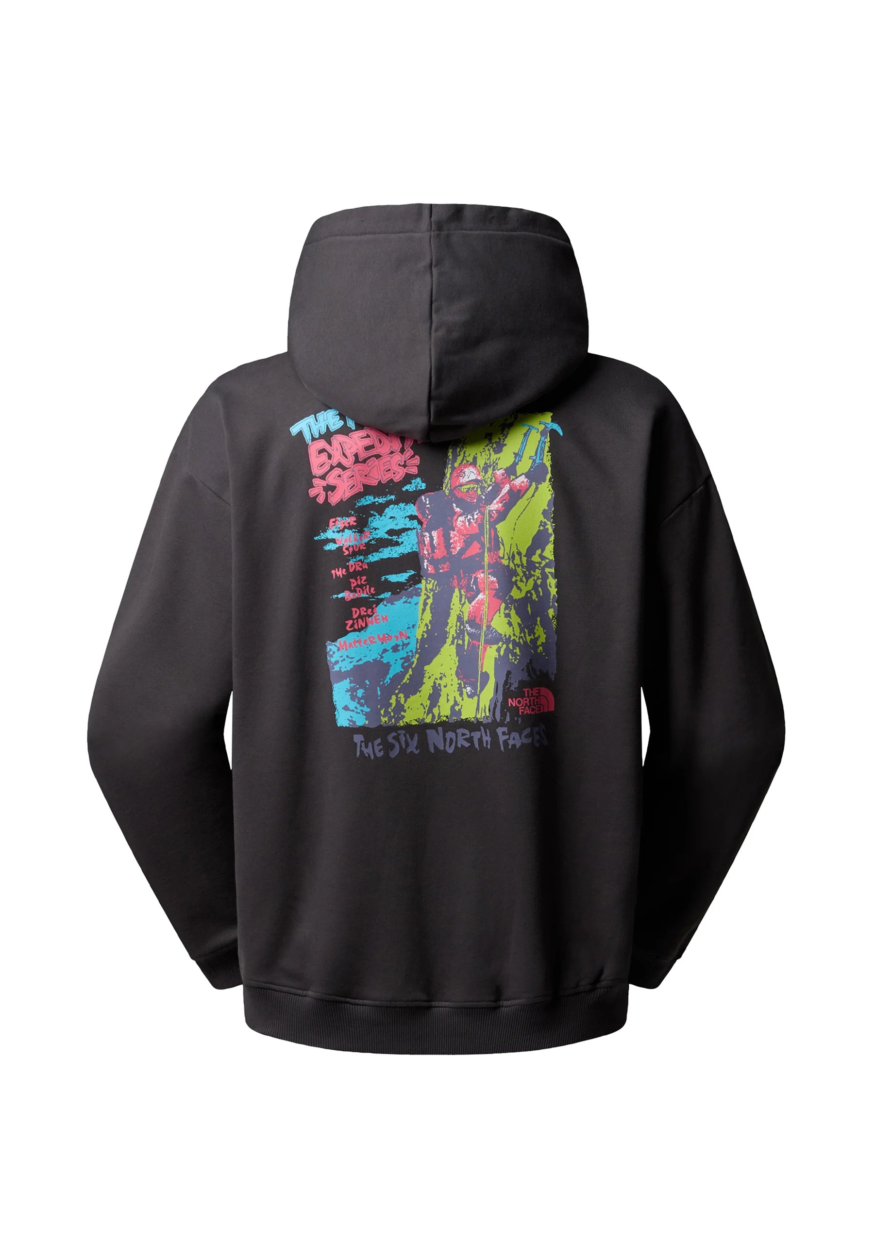 Felpa THE NORTH FACE U Expedition Celebration Oversized Hoodie - ANTHRACITE GREY
