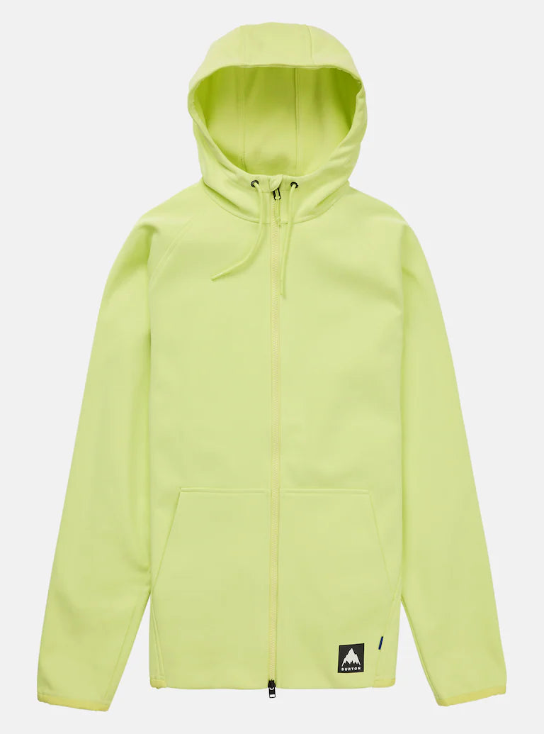 Felpa BURTON  Crown Weatherproof Full-Zip Fleece Glow Yellow
