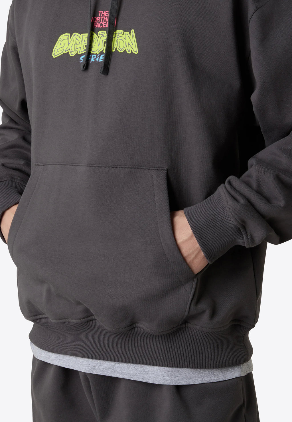 Felpa THE NORTH FACE U Expedition Celebration Oversized Hoodie - ANTHRACITE GREY