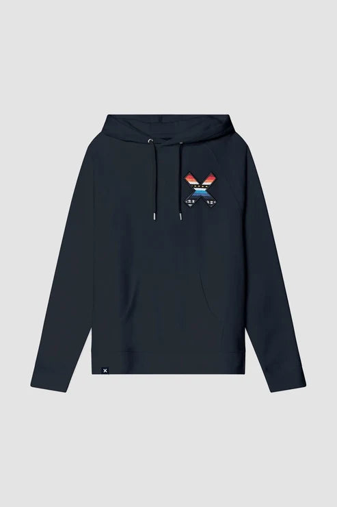 Felpa con Cappuccio in Cotone Biologico Blue Banana - ANTHRACITE