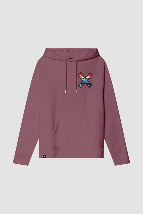Felpa con Cappuccio in Cotone Biologico Blue Banana - Berry