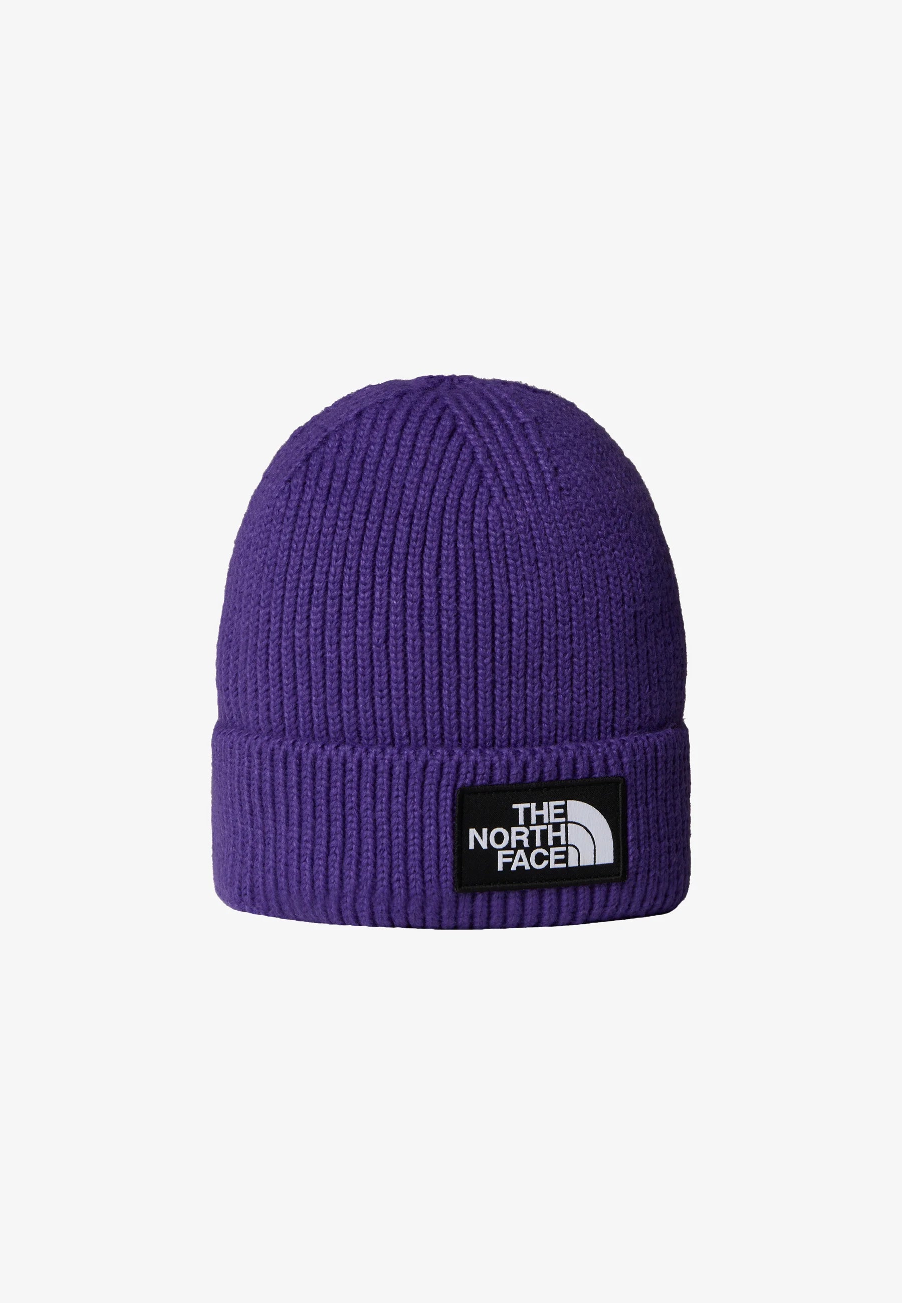 THE NORTH FACE Cuffed Beanie with Box Logo - PEAK PURPLE