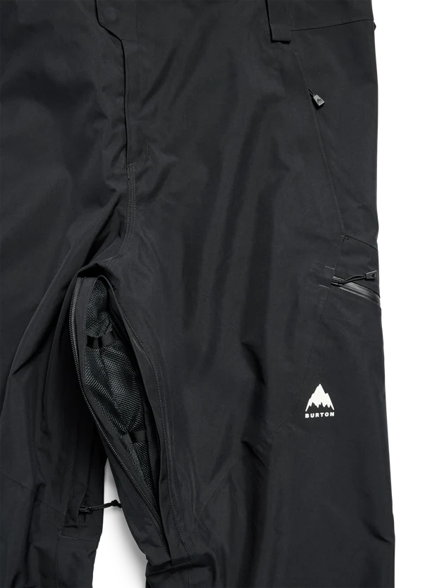 Burton Reserve GORE-TEX 2L Bib Pants – Salopette Snowboard Uomo Impermeabile - Black