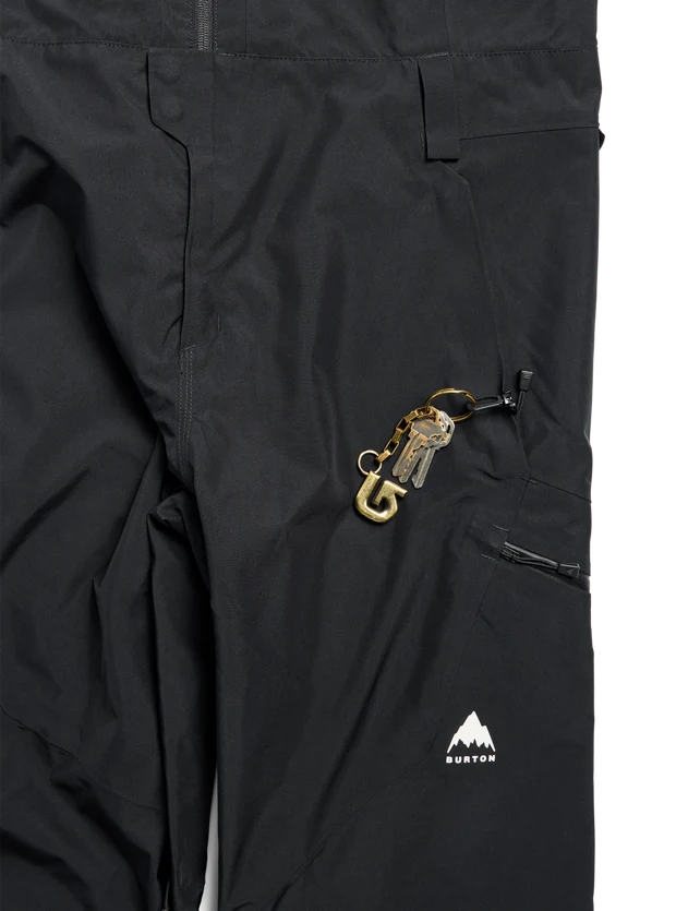 Burton Reserve GORE-TEX 2L Bib Pants – Salopette Snowboard Uomo Impermeabile - Black