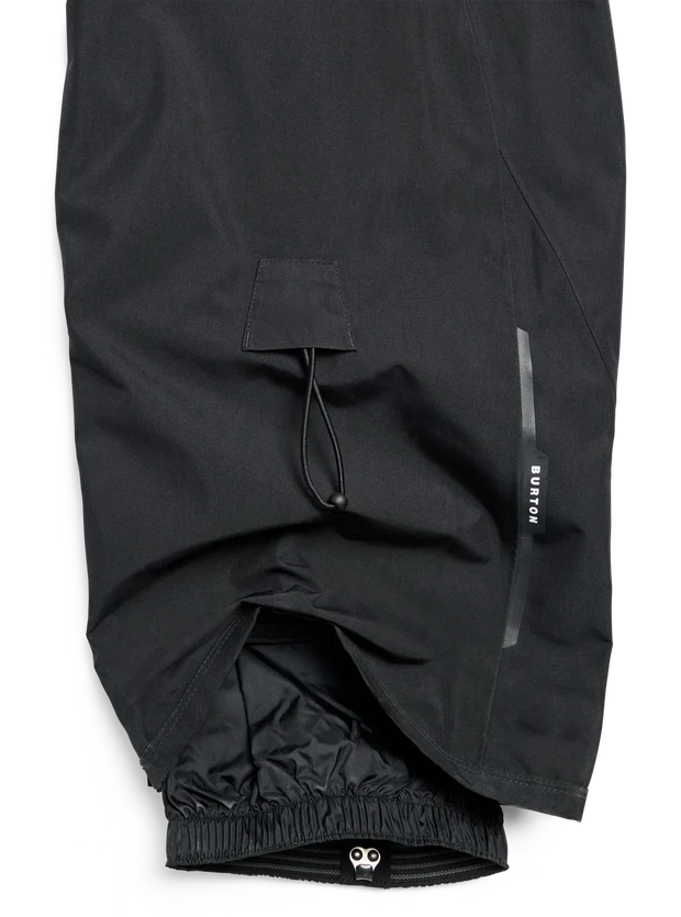 Burton Reserve GORE-TEX 2L Bib Pants – Salopette Snowboard Uomo Impermeabile - Black