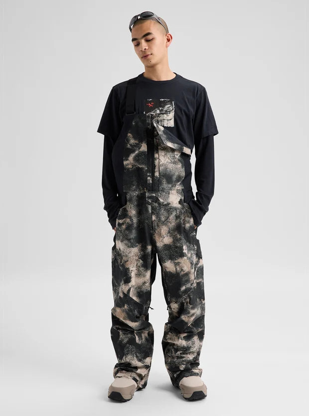 Burton Men's Reserve GORE-TEX® 2L Bib Pants - Desert Rock / True Black