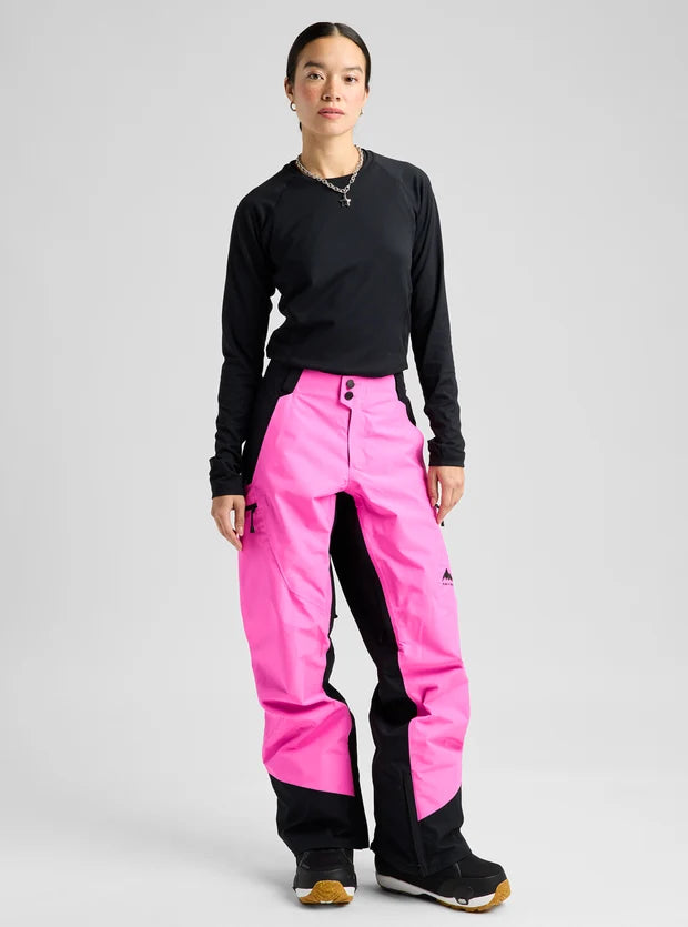 Women's Burton Reserve GORE-TEX 2L Jacket - True Black / Shockwave Pink