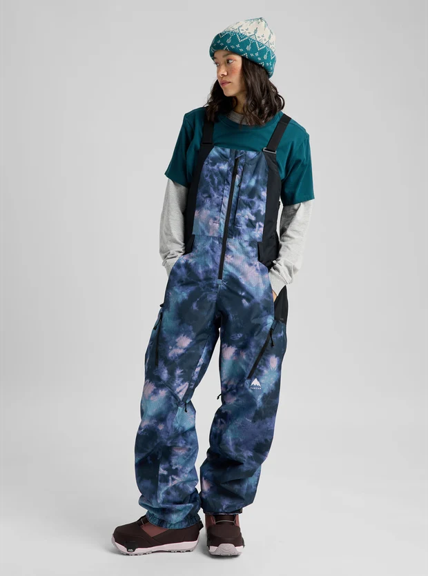 Burton Women's Reserve 2L Bib Pants - Crystal Dye / True Black