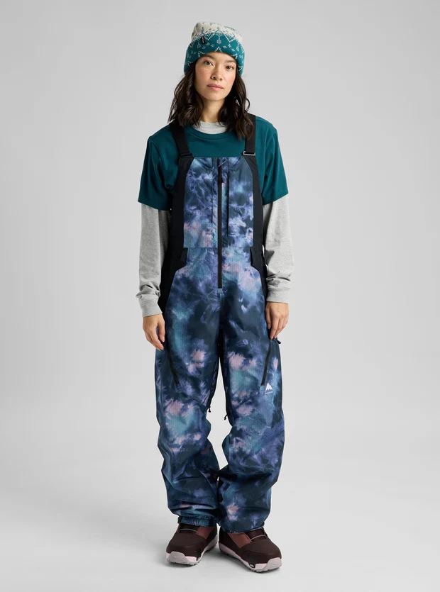 Burton Women's Reserve 2L Bib Pants - Crystal Dye / True Black
