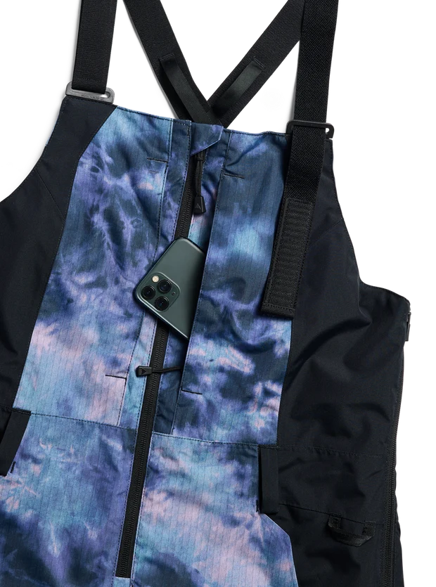Burton Women's Reserve 2L Bib Pants - Crystal Dye / True Black