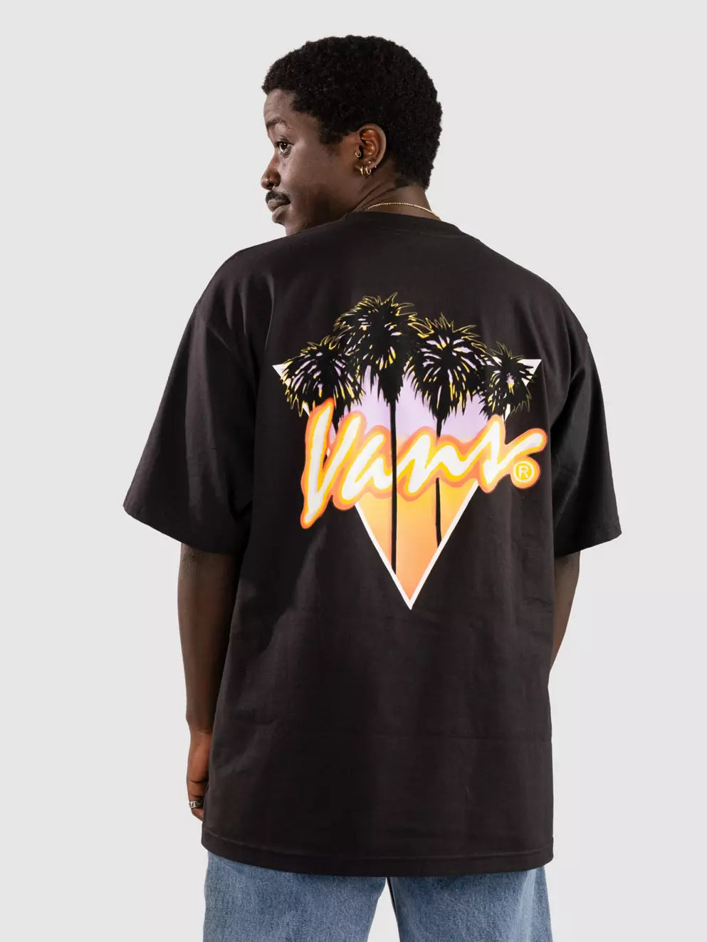 T-shirt Vans Palm Drive - Black